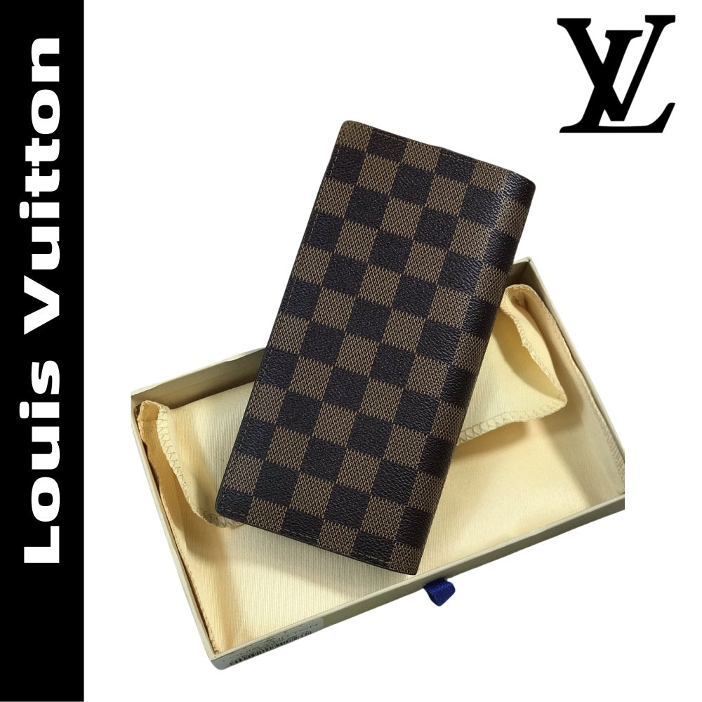 【ルイヴィトン】長財布 ダミエ ポルトフォイユ・ブラザ