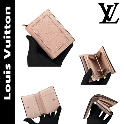 【ルイヴィトン】エンボスレザー財布 小さいのに収納力抜群
