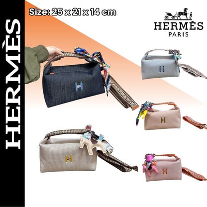 【エルメス】希少◆2wayバッグにも★GMサイズ ポーチ