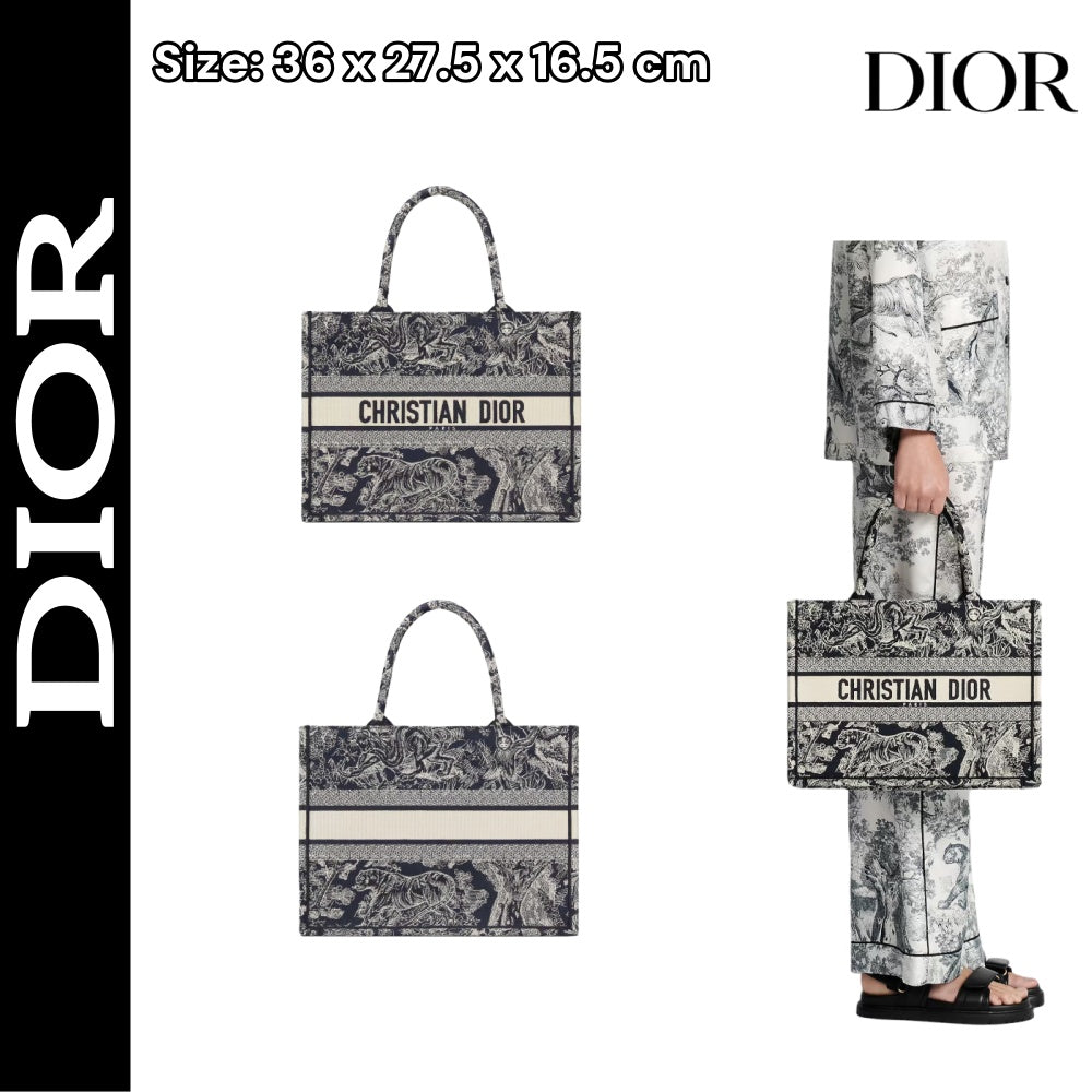 【ディオール】早い者勝ちブックトートミディアム バッグ　ロゴ