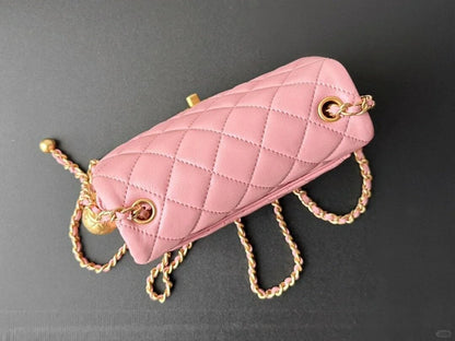 【シャネル】新作♪大人気の斜め掛け♡Flap Bag Gold Ball-選べる4色