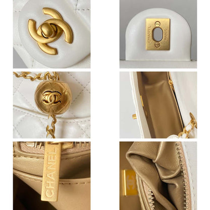 【シャネル】新作♪大人気の斜め掛け♡Flap Bag Gold Ball-選べる4色