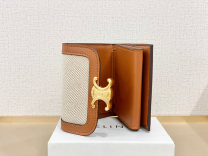 【セリーヌ】大人気 軽量＆コンパクト持ち運びに便利な短い財布 ！関税送料込み