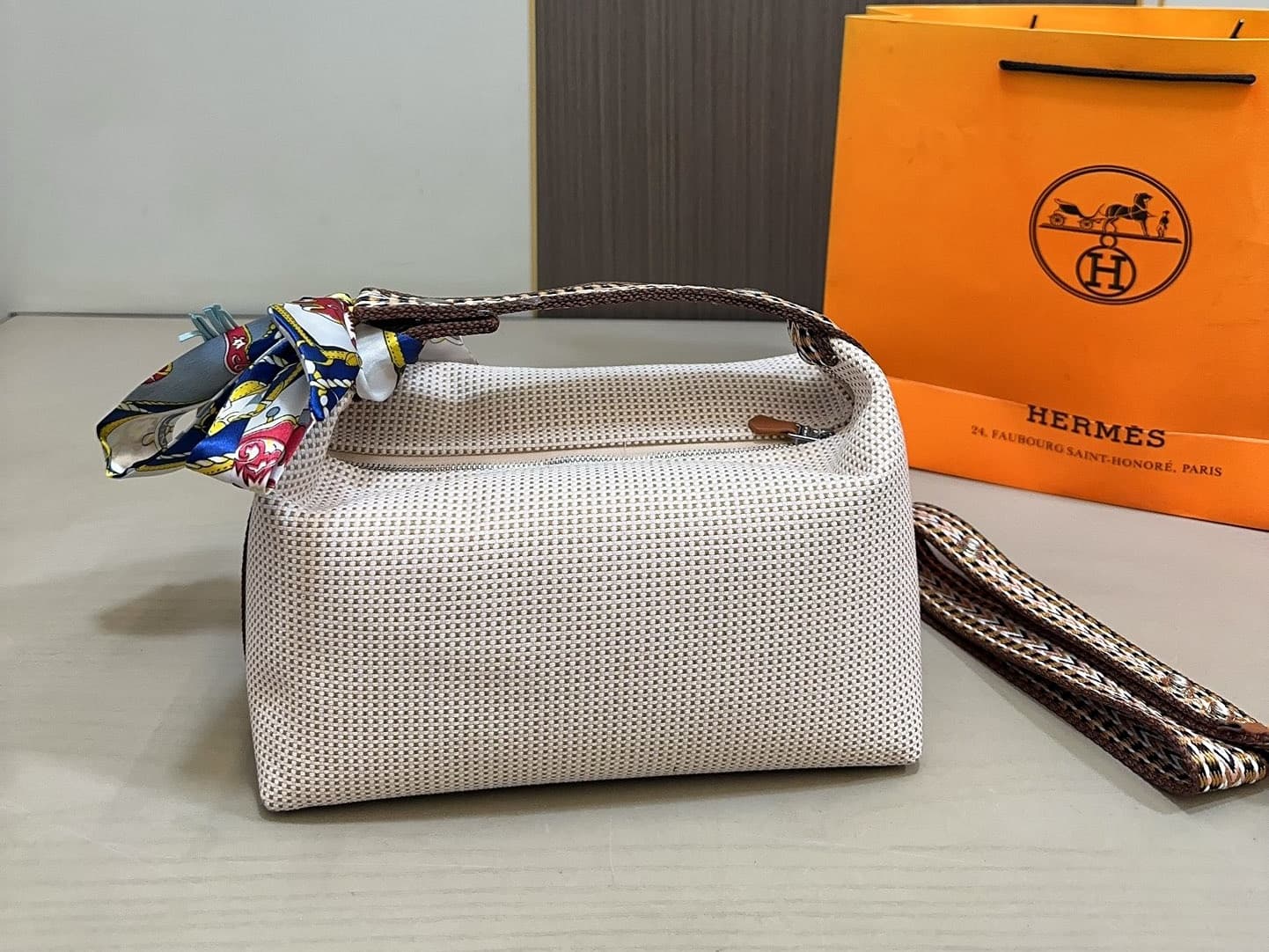 【エルメス】希少◆2wayバッグにも★GMサイズ ポーチ