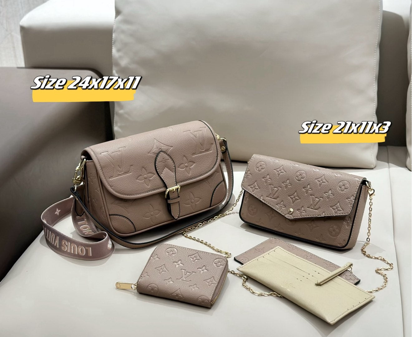 【ルイヴィトン】☆ラグジュアリー4点セット｜高級感溢れるデザイン、コスパ最強♪今すぐオンラインでチェック！