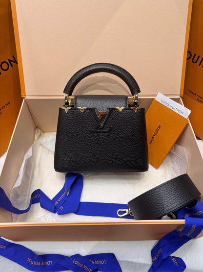 【ルイヴィトン】大人気♡ カプシーヌ ミニ ブラックM56669