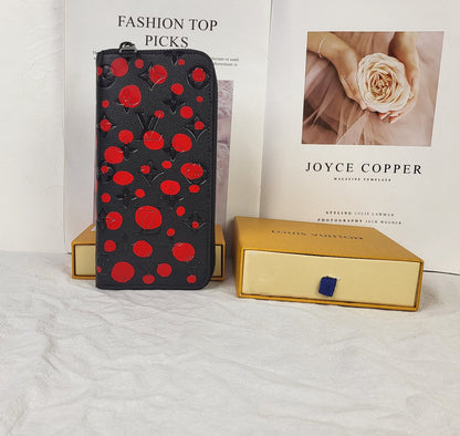 【ルイヴィトン】草間彌生コラボレザー財布 長短3種 限定アートコレクション