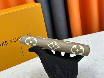 【ルイ・ヴィトン】上品なバイカラーがお洒落♪ 長財布 優れたデザインM82338