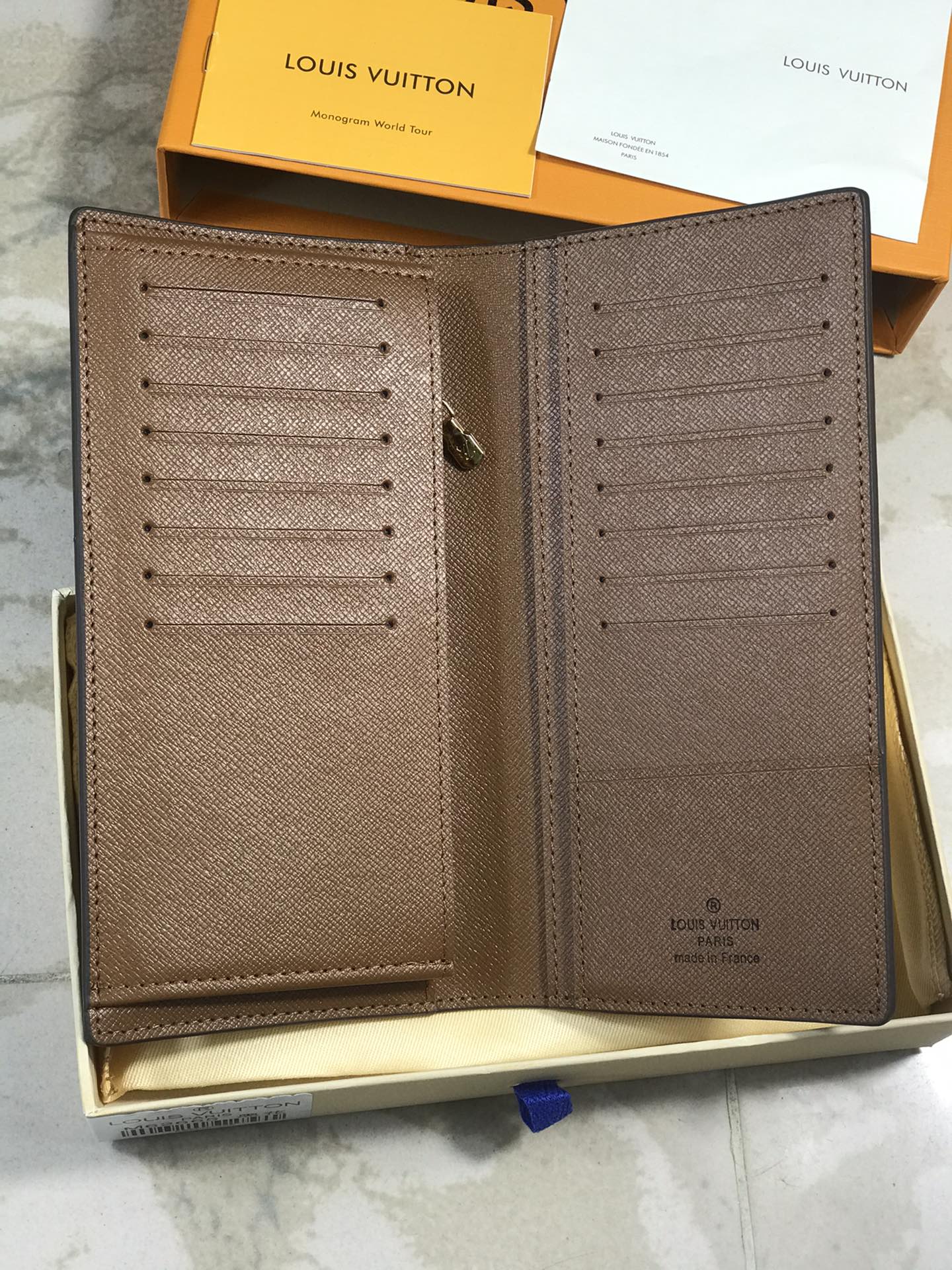 【ルイヴィトン】大人気【BRAZZA】M66540 モノグラム 長財布